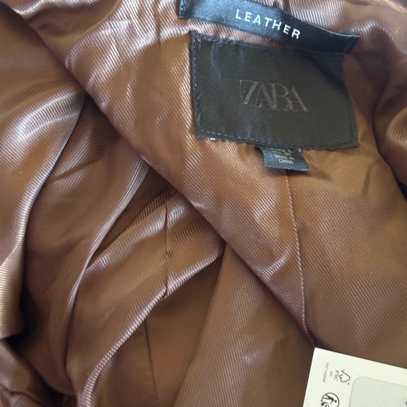 Brown Suede Women's Jacket - Picture 6 of 8